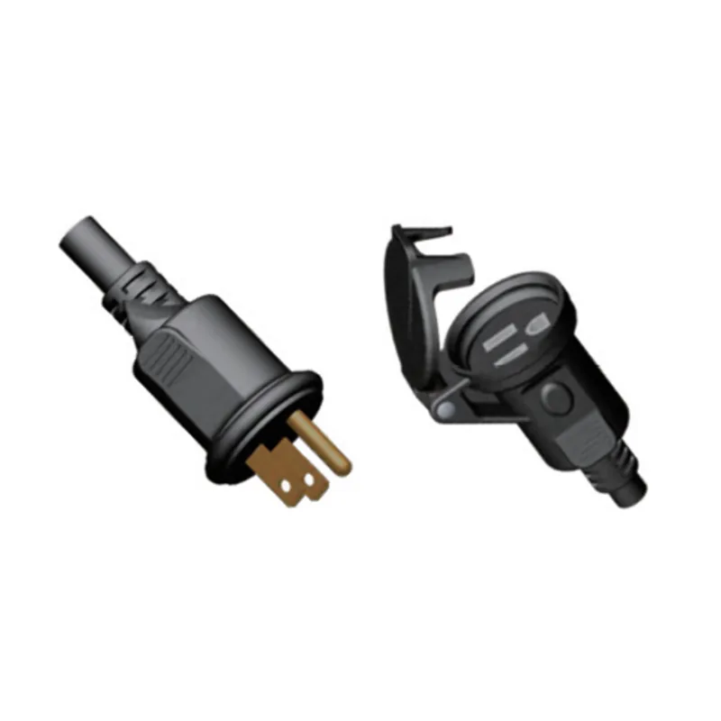 Kabel Listrik NEMA 5-15P hingga C13 Terdaftar di UL 15A 6FT